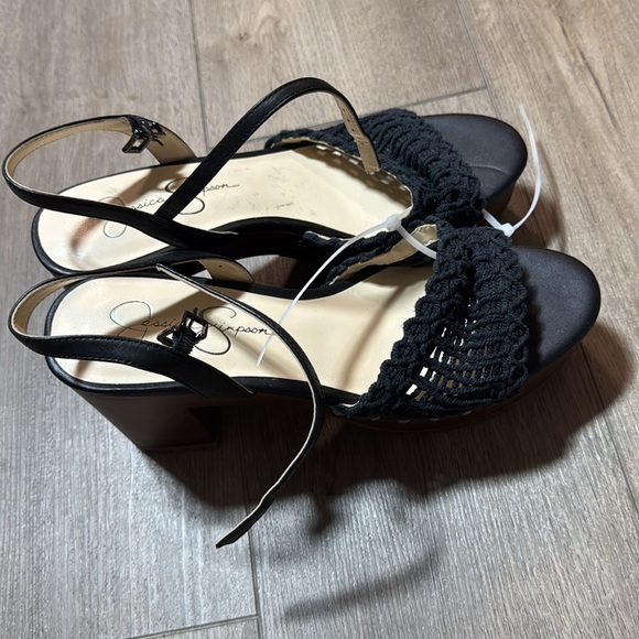 NEW! Jessica Simpson Black Timia Platfrom Clog - Size 9.5 - Picture 10 of 13